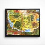 نقشه middle earth (رنگی)  - TLOTR