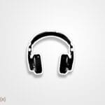 استیکر/ برچسب هدفون