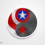 استیکر/ برچسب Captain Soldier