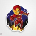 استیکر/ برچسب ironman