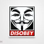 استیکر/ برچسب disobey