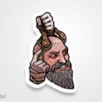 استیکر/ برچسب GOW 3