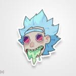 استیکر/ برچسب stoned