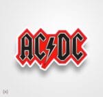 استیکر/ برچسب AC DC2