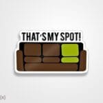 استیکر/ برچسب Sheldon's spot