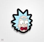 استیکر/ برچسب Angry Rick