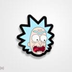 استیکر/ برچسب Angry Rick