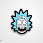 استیکر/ برچسب crazy Rick