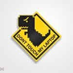 استیکر/ برچسب No Touch