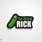 استیکر/ برچسب Pickle Rick