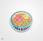 استیکر/ برچسب نودل پلو