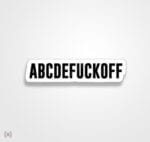 استیکر/ برچسب ABCDF