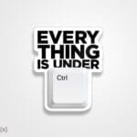 استیکر/ برچسب Ctrl