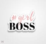 استیکر/ برچسب Girl boss