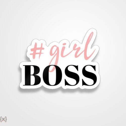 استیکر/ برچسب Girl boss