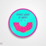 استیکر/ برچسب دونات