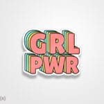 استیکر/ برچسب GRL