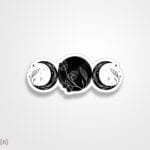 استیکر/ برچسب ماه 2