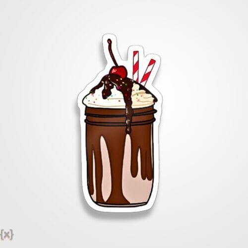 استیکر/ برچسب میلک شیک