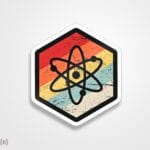 استیکر/ برچسب اتم