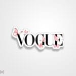 استیکر/ برچسب vogue
