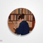 استیکر/ برچسب Bookworm