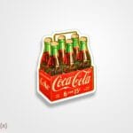 استیکر/ برچسب پک کوکا کولا