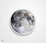 استیکر/ برچسب ماه