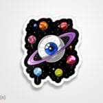 استیکر/ برچسب eyeturn