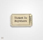 استیکر/ برچسب Ticket