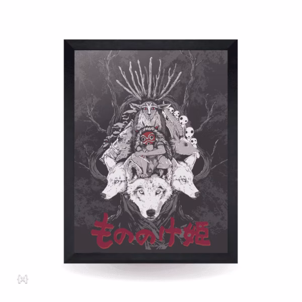 13 تابلو و پوستر- Princess Mononoke 13 - تصویر 1