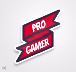 استیکر/ برچسب PRO GAMER