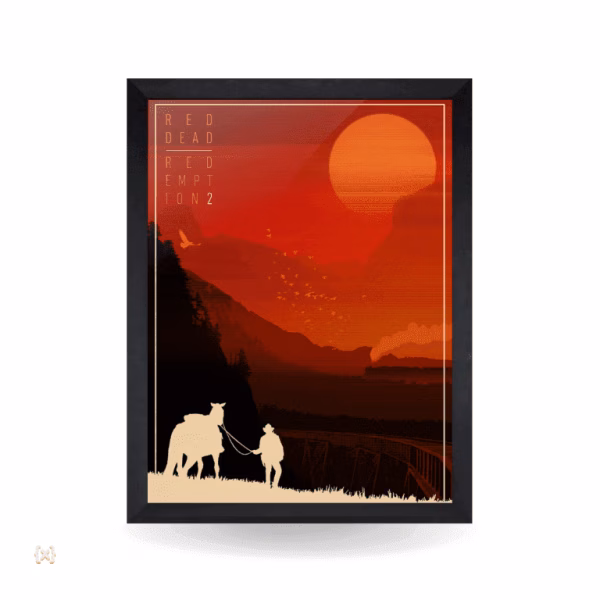 تابلو و پوستر-25 Red Dead Redemption - تصویر 1