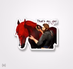 استیکر/ برچسب Red Dead 9