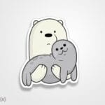 استیکر/ برچسب ice cutie