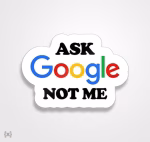 استیکر/ برچسب Google it