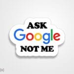 استیکر/ برچسب Google it