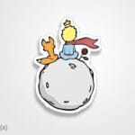 استیکر/ برچسب  the little prince