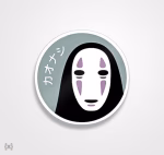 استیکر/ برچسب Kaonashi
