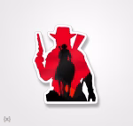 استیکر/ برچسب Red Dead 6