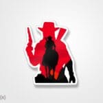 استیکر/ برچسب Red Dead 6