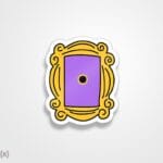 استیکر/ برچسب قاب مانیکا