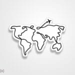 استیکر/ برچسب fly around