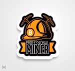 استیکر/ برچسب Miner
