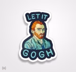 استیکر/ برچسب let it gogh