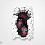 استیکر/ برچسب attack on titan7