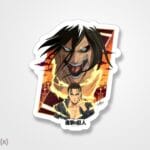 استیکر/ برچسب attack on titan5