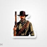 استیکر/ برچسب Red Dead 3