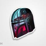 استیکر/ برچسب مندو استیل