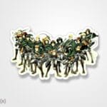 استیکر/ برچسب attack on titan27